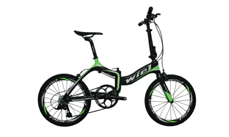 Perfect WIEL Transfoemer Folding  Carbon Fiber BMX Bike 20 inch Carbon wheels Mini Compact City bicycle 1