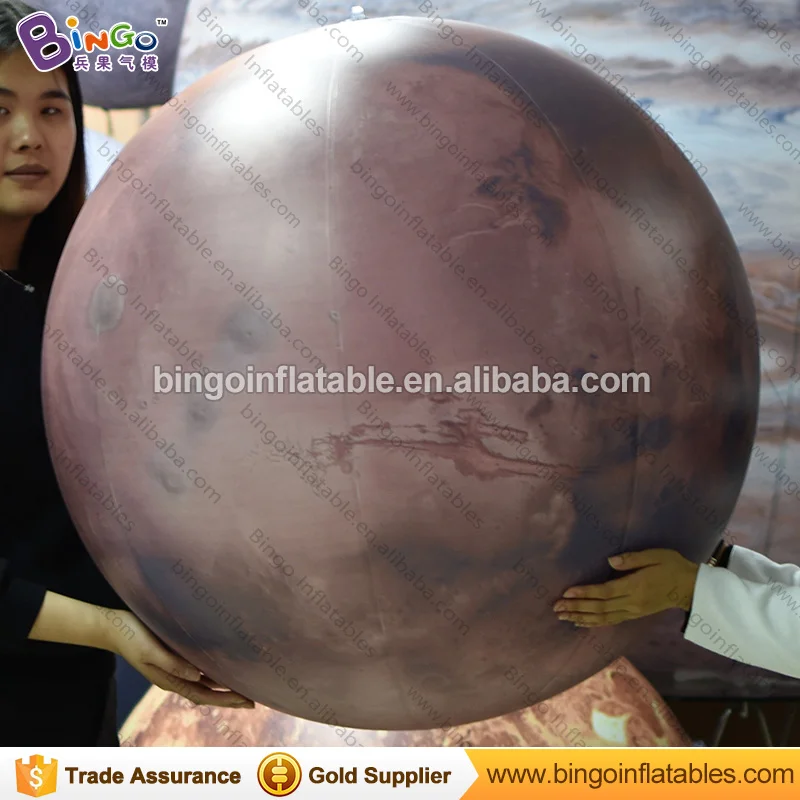 

Free Shipping 0.7m PVC material air sealed inflatable Mars balloon for toy sports