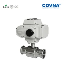 DN15 1/2(19 мм) Электрический Управление санитарно-2 способа шаровой клапан