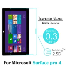 For Microsoft Surface Pro 4 12.3” Tablet PC Ultrathin Premium Explosion-Proof Tempered Glass Screen Protector Film