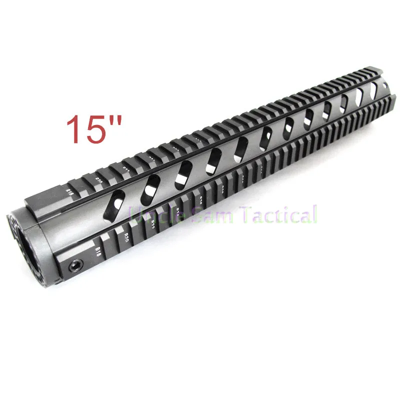 Охотничий Тактический Страйкбол AR-15 M4 Handguard карабин аксессуары для винтовки свободном Quad рельсовый прицел крепление 7, 10, 12, 15 дюймов