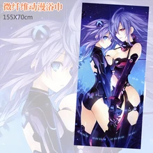New Anime japonais Cartoon Hyperdimension Neptunia Neptune Microfibre serviette de bain serviettes de bain débarbouillette n ° 78952
