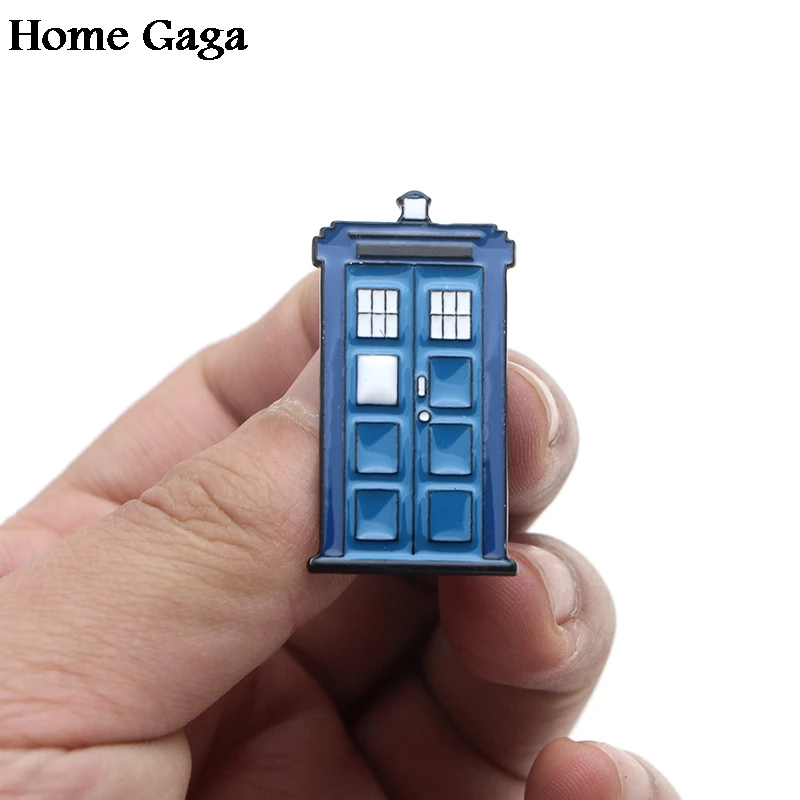 Homegaga телефонная будка Doctor Who Сделай Сам цинк эмаль булавки медаль para рюкзак рубашка одежда сумка броши значки для мужчин и женщин D1811