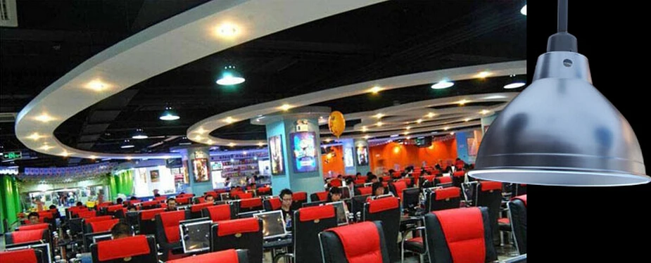 

Office of droplight Brushed aluminium lampshade in industrial and mining lamp factory lamp open restaurant shop Internet lamp