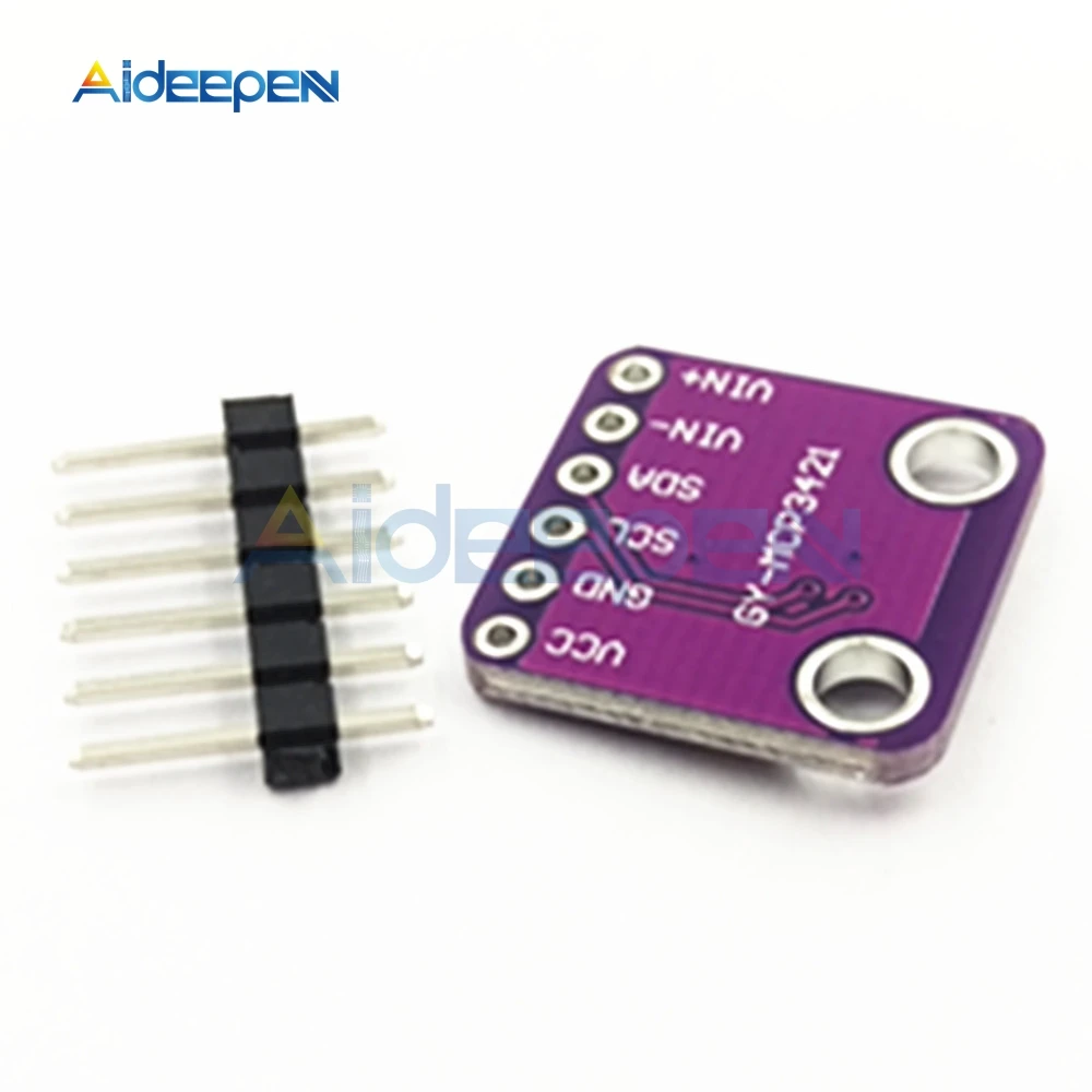 MCP3421 I2C SOT23 6 Delta Sigma ADC оценочный модуль плата для модуля последовательного