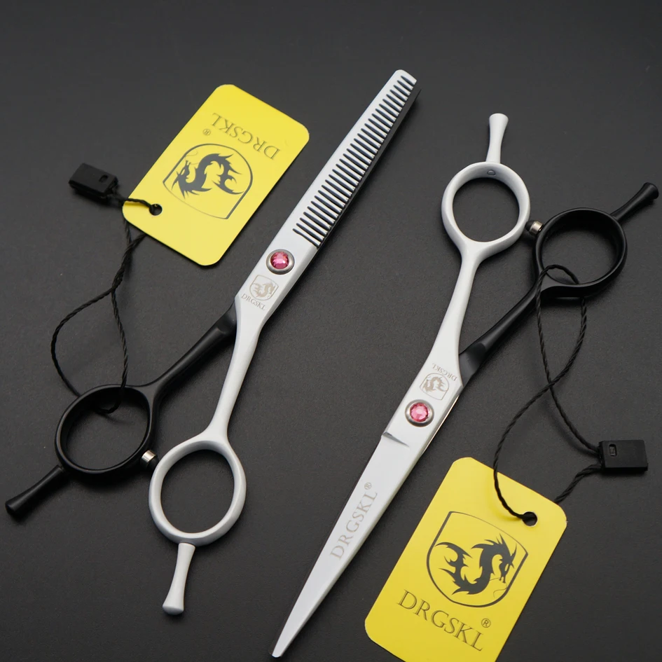 5,5 дюймовые ножницы для стрижки волос, Высококачественные Профессиональные парикмахерские ножницы, филировочные ножницы - Цвет: B