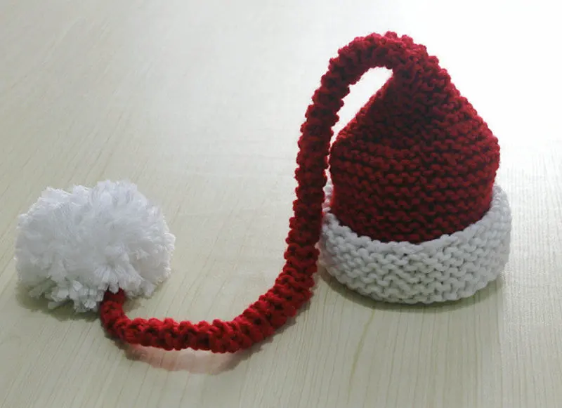 Newborn Baby Photography Props Knit Hat Photo Props Accessories Newborn Baby Bonnet Kids Cap Christmas Hat Photo Costume (3)