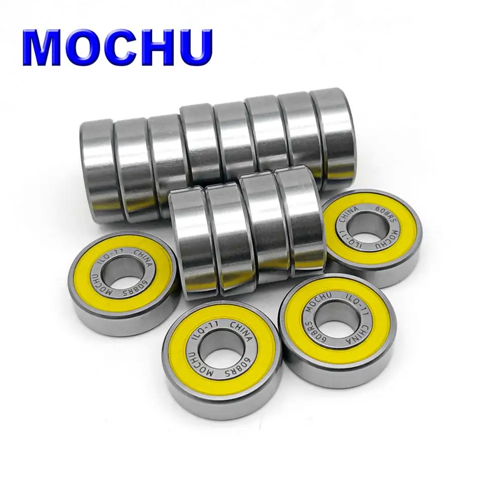 

16pcs ILQ-11 608RS 8x22x7 608 MOCHU Skating Bearing Inline Roller Skates Bearings For Skate Shoes Patins Scooter Skateboard