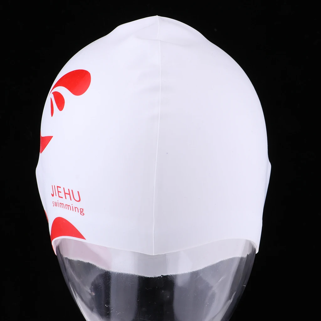 5 Pieces Swim Caps Waterproof Unisex Premium Silicone Swimming Hat