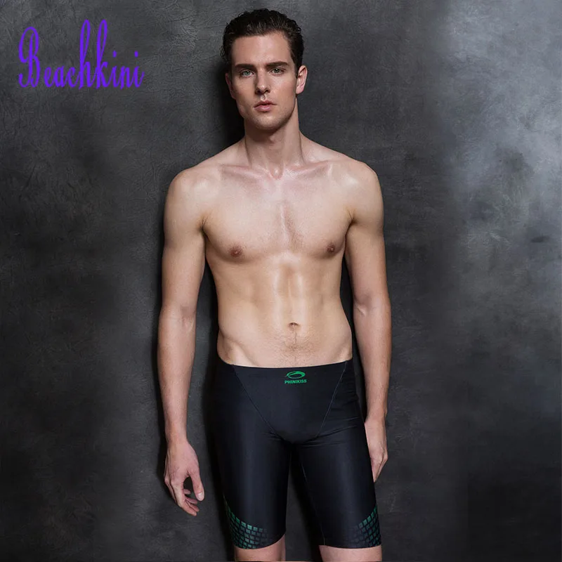

2019 New Men Long Leg Boyshorts Panties Swimsuit Sport Swimming Shorts Swim Trunks Boxer Briefs Fitness Bathing Suits