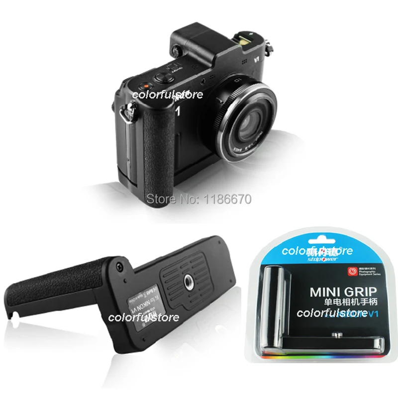 Новое поступление черная камера мини ручка держатель подходит для Nikon 1 V1 GR N1000 DSLR