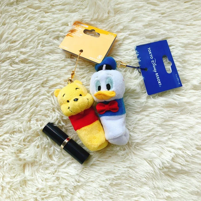

1pc Creative Donald duck plush toy Cartoon bear bag ornament cute girls gifts