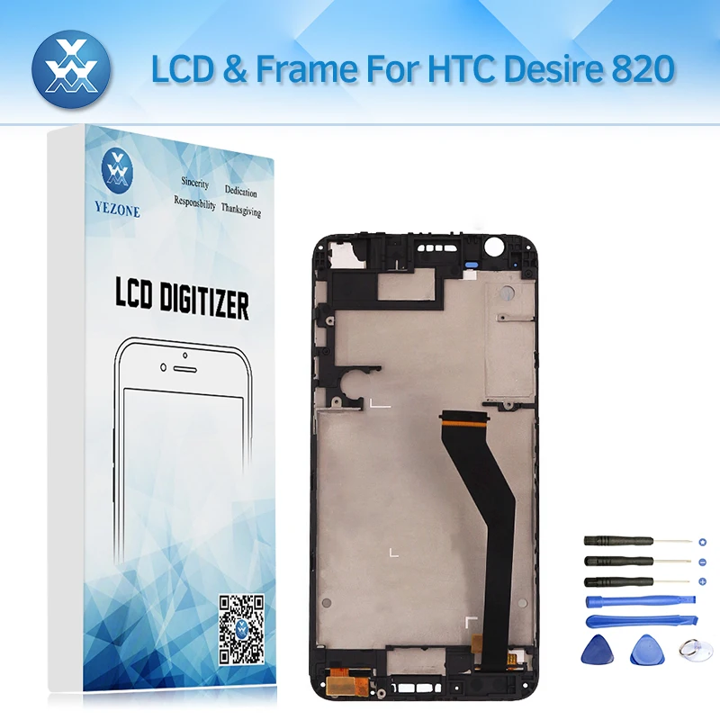 Lcd Screen For HTC Desire 820 Lcd Display With Frame Touch Glass