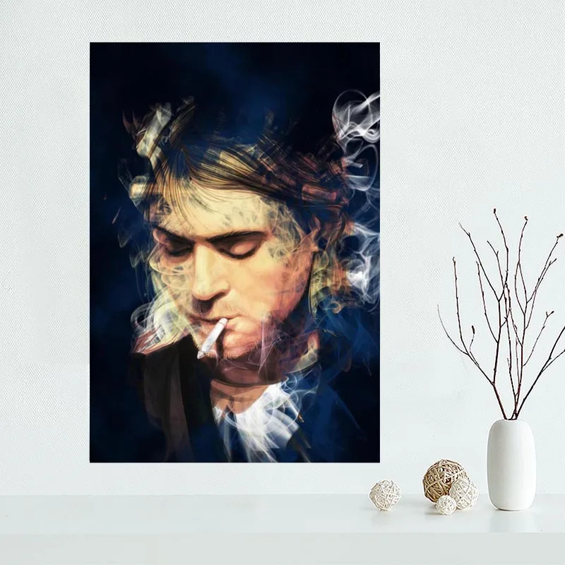 Nice Kurt Cobain Poster Custom Canvas Poster Art Home