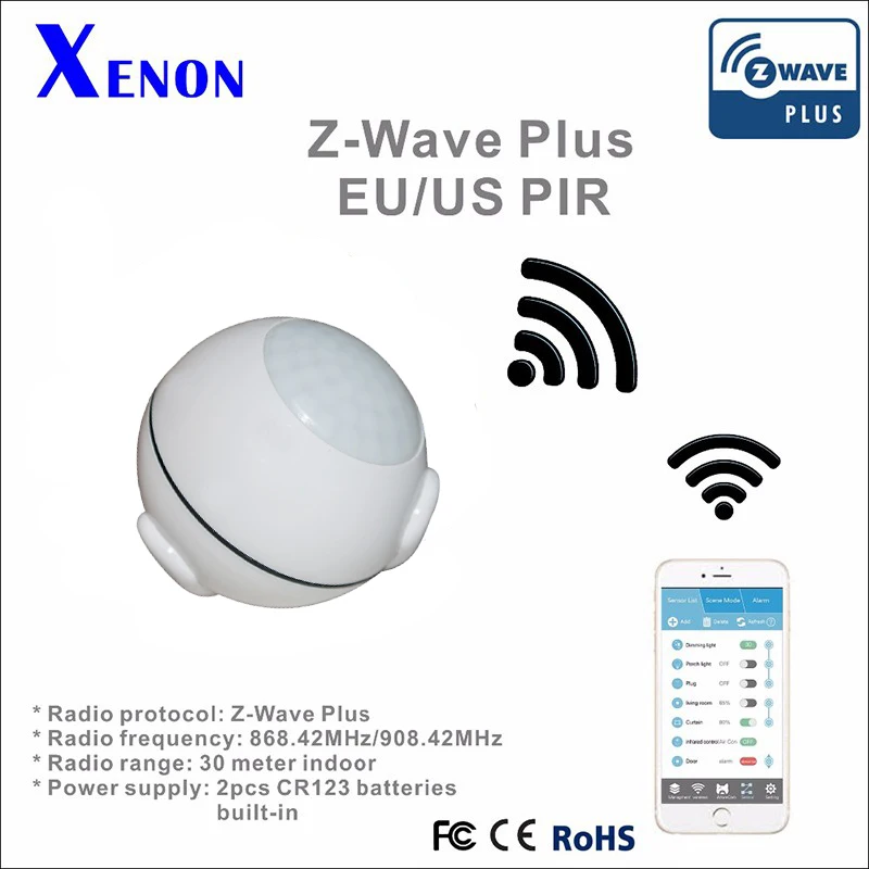 Buy Xenon Z Wave Smart Home System Z wave PIR Sensor