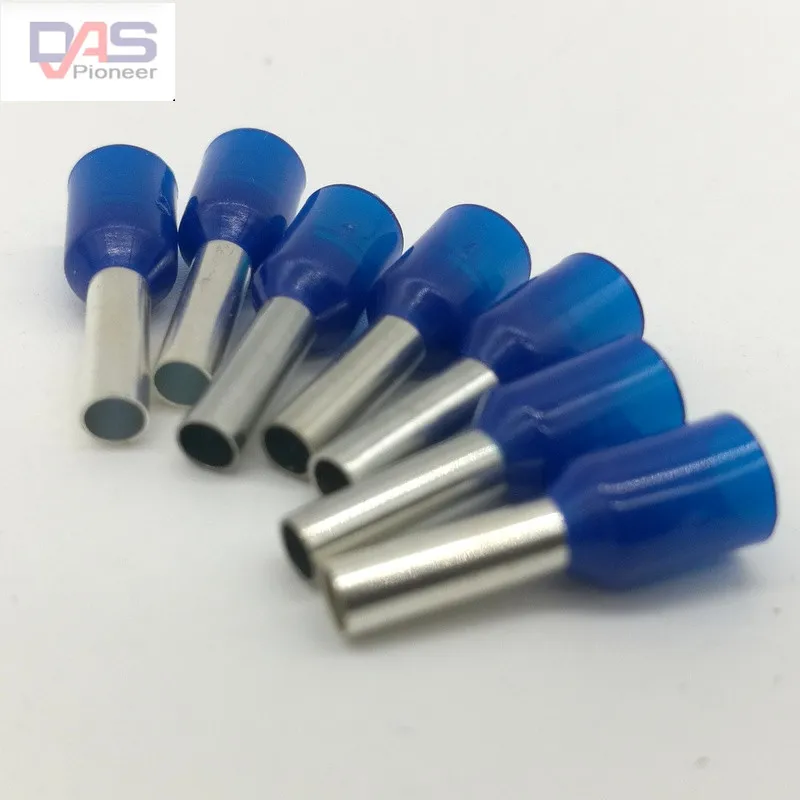 EVN2508 EVN2510 European Terminals Nylon Insulated Cord End Copper Nuts Pin Tubing Terminal connector 14AWG 2.5mm2 | Обустройство