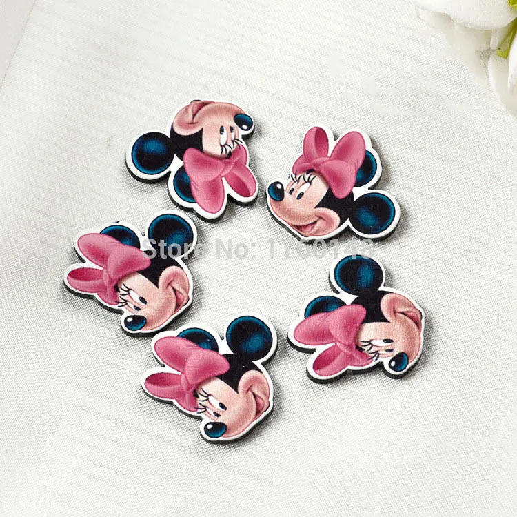 

22*22mm DIY Cartoon Figurine holiday home decoration crafts flat back planar resin hair accessories Resin Crafts