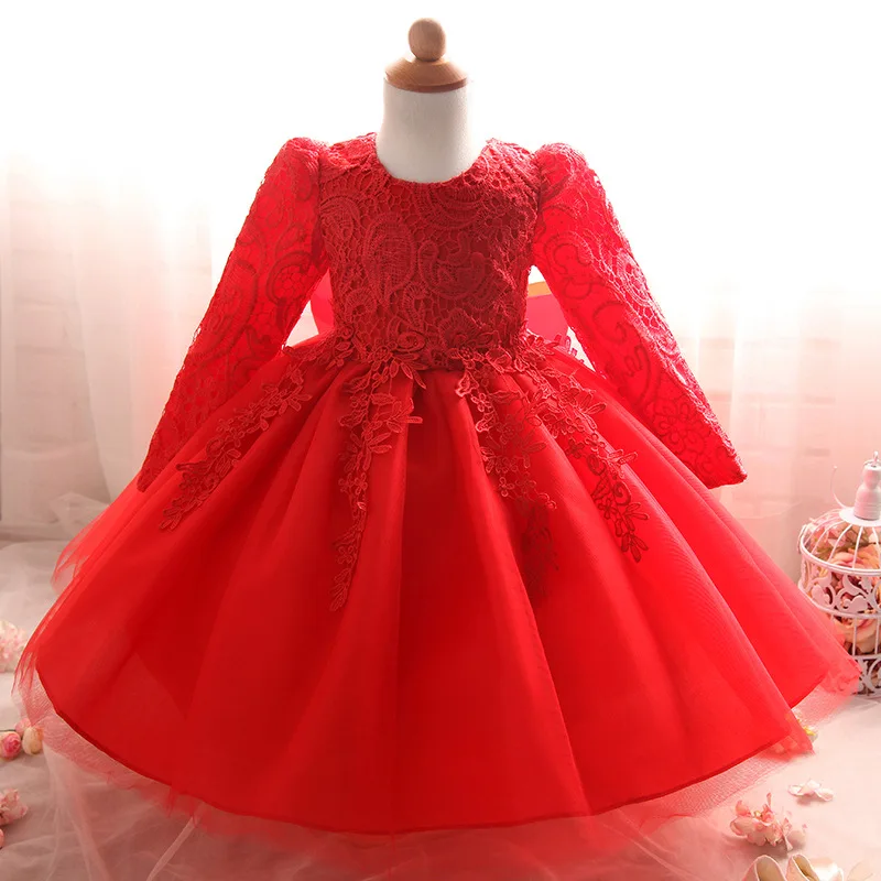 Розничная ; Новое поступление года; платье для маленьких девочек с рукавом три четверти; бальное платье принцессы; платье в стиле Лолиты; вечерние платья; L8812XZ