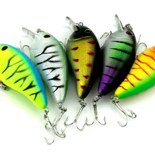 Лучшая цена 85 мм кривошипно приманки рыболовные приманки рыболовные снасти Crankbait приманка наживка 8.5 см 15.2 г 4# крючки 50 шт. воблеры рыбалка pesca
