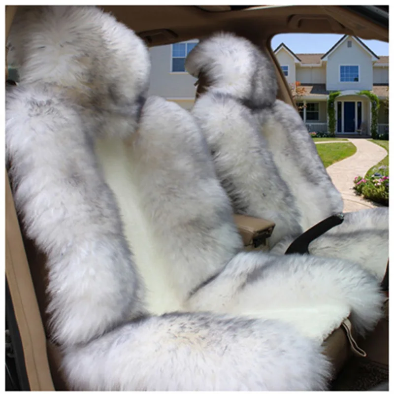 luxurious car seat cushion wool