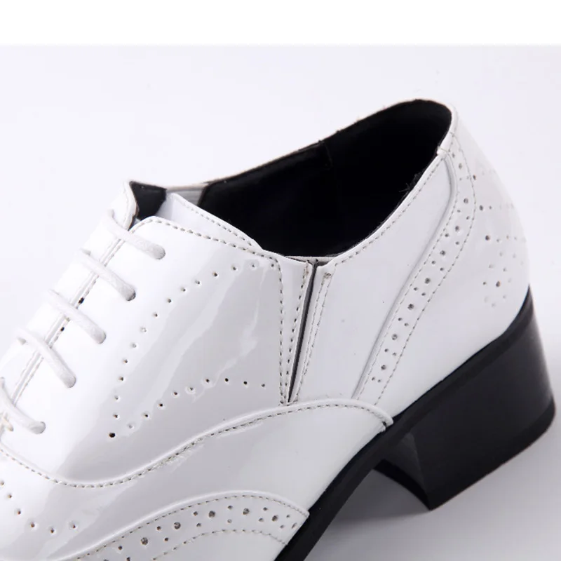 chinese dress ladies White Patent Leather Shoes at Baby Beau & Belle main image 0