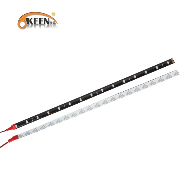 БОЛЬШОЙ гибкая короткий led strip 3528 15SMD 30 см украшения свет автомобиля высокое качество 12 В 7 цвета с многоцветный IP65 водонепроницаемый дневные ходовые огни противотуманные фары