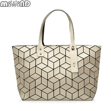 2017 neue Marke Design Mit Logo 3D Matte Geometrische frauen BaoBao tasche PackageWomen der Handtaschen Japanischen stil Damen schulter tasche