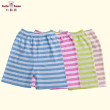 Детские летние шорты Новорожденные нижнее белье из хлопка Шорты От 1 до 3 лет штанишки для малышей мальчиков и девочек короткие