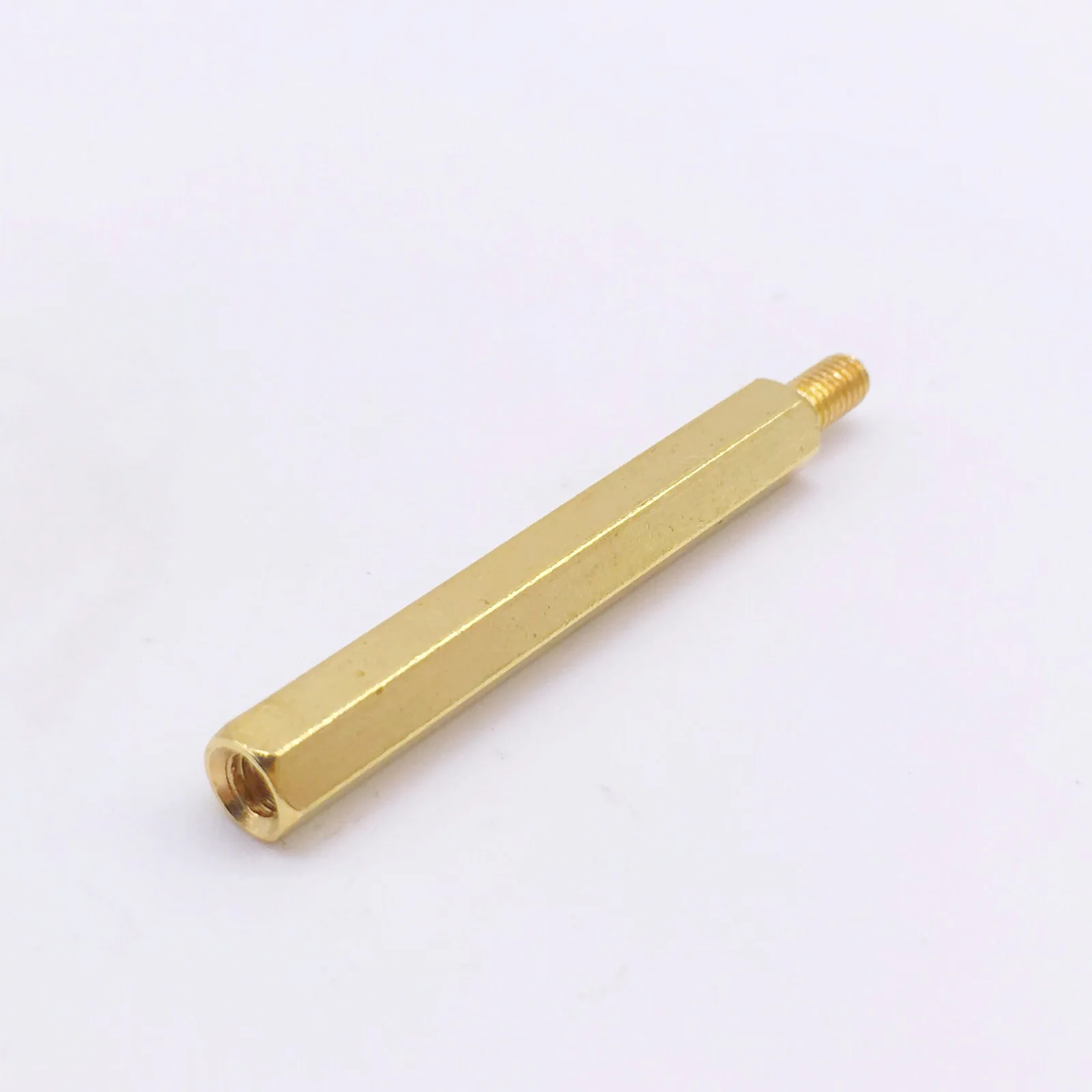 

M3x7+4 Spacer Screws Hex Standoff Nuts Male to Female Brass Golden Pack 100