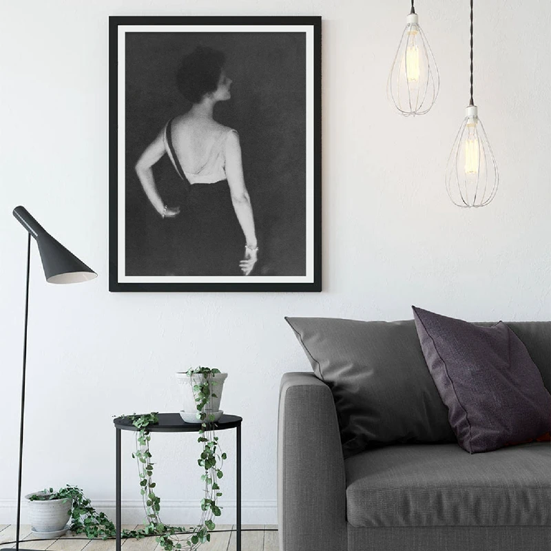 Vintage Black and White Art Print Living Room Decor