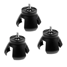 3 Pcs Golf Ball Pick Up Claw Sucker For Putter Grip Retriever Attachable