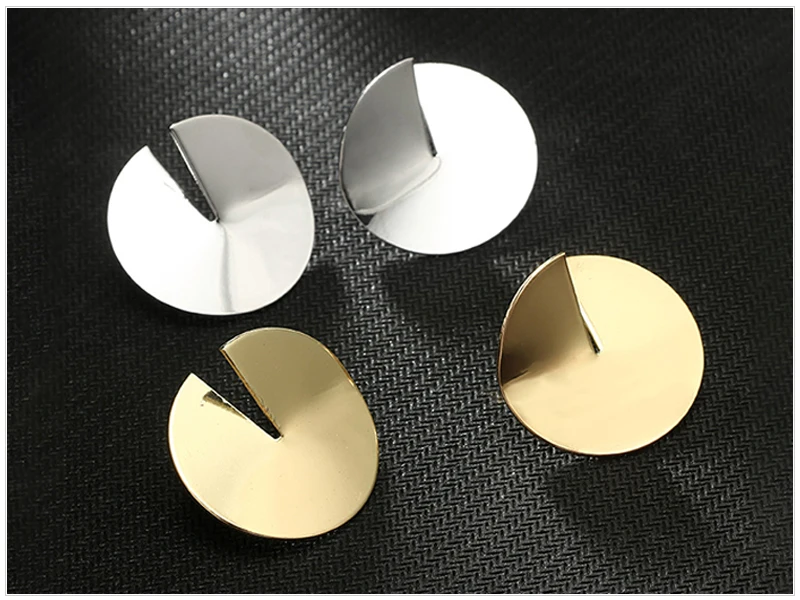 Silver Gold Earrings  (4)