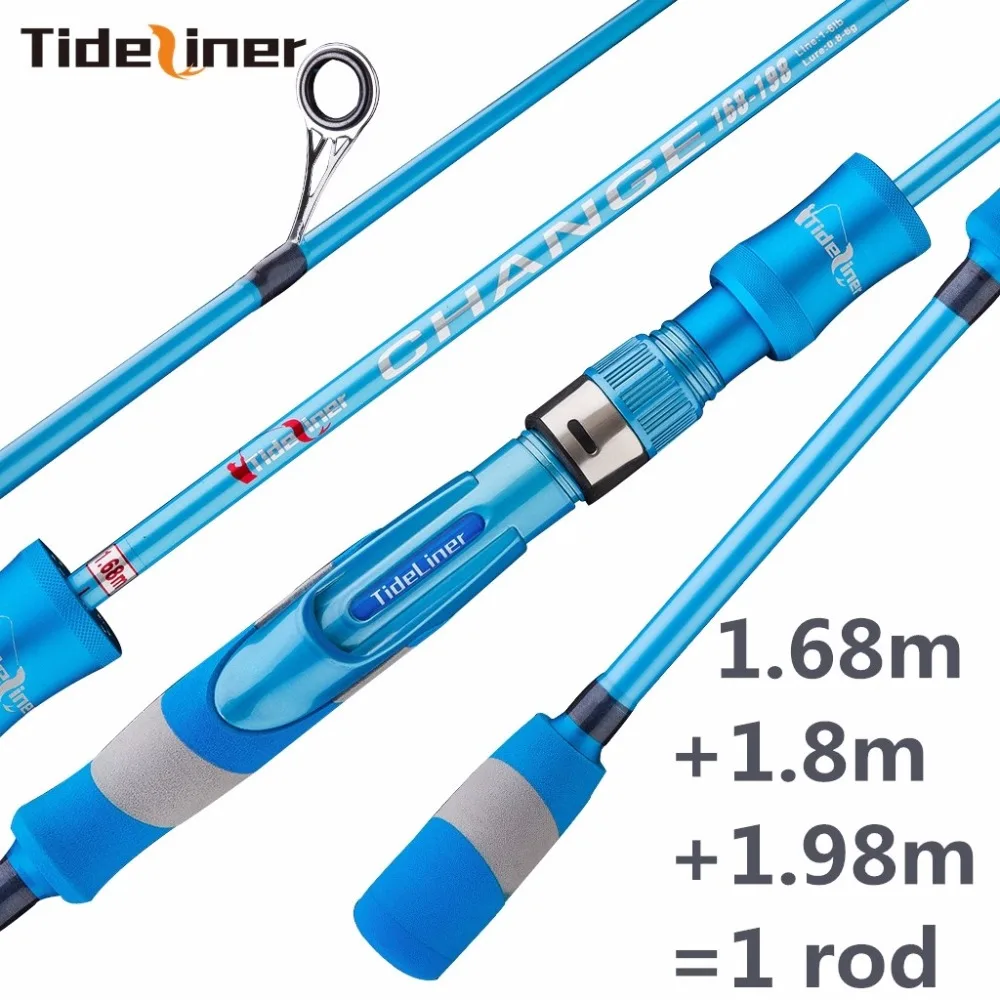 2017 1.68m 1.8m 1.98m adjustable UL spinning fishing rod telescopic  ultralight spinner carbon fiber fishing pole 0.8-6g 1-6lb - AliExpress