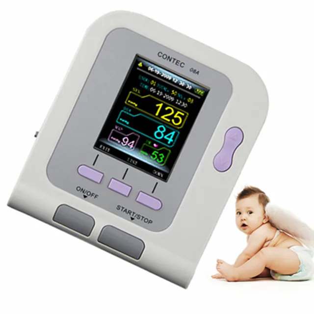 *For Pediatric, SPO2 Ready* Digital NIBP Blood Pressure Monitor