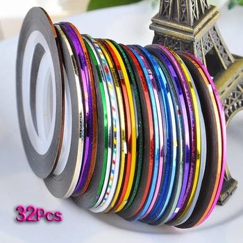 

32 pieces nail sticker Phil striping tape, Nail Art Tips