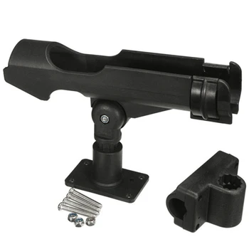 

Adjustable Fishing Rod Rack Rotary Plastic Fishing Boat Rods Holder for Kayak Boat ED-shipping