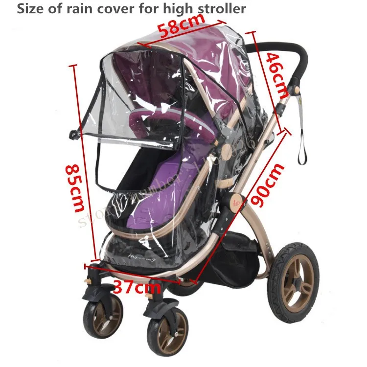 Детская коляска. Не токсична, с защитой от дождя пыли и ветра