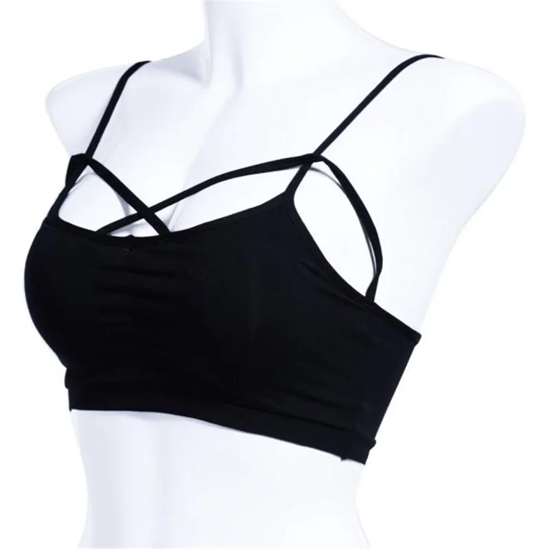 4522 Sexy Women Bustier Bralette Corset Tops Cut Out Bra Crop Strappy