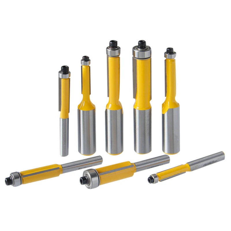 1pc Wood Flush Trimming Cutter Router Bit For Milling Cutters With Bearing Carpenter Woodworking Tools | Инструменты