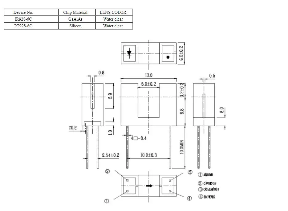 ITR9608 ITR-9608 DIP-4 опто фотопрерыватель оптический датчик DIP4 датчик оптопара фотоэлектрический переключатель Origi