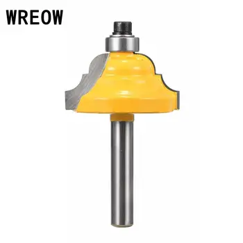 

1Pc 1/4 Shank Carbide Trim Router Bit Roman Ogee Double Edging Tenon Cutter Tool Woodworking Milling Cutter