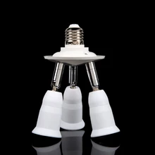 High Quality Adjustable 3/4/5 in 1 E27 Base Light Lamp Bulb Adapter E27-5E27 Lamp Holder Converte