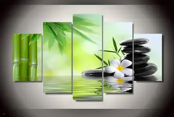 

Hd Printed Bamboo Orchid Painting On Canvas Room Decoration Print Poster Picture Canvas Free Shipping/90878