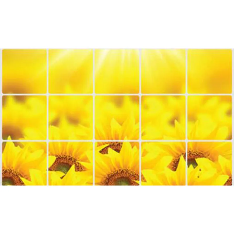 Kitchen Oil-Proof Wall Sticker Sunflower Waterproof Poster Mural Home Decor Wallpaper Prevent High Temperatures Wall Art Decal Kitchen Oil-Proof Wall Sticker Sunflower Waterproof Poster Mural Home Decor Wallpaper Prevent High Temperatures Wall Art Decal