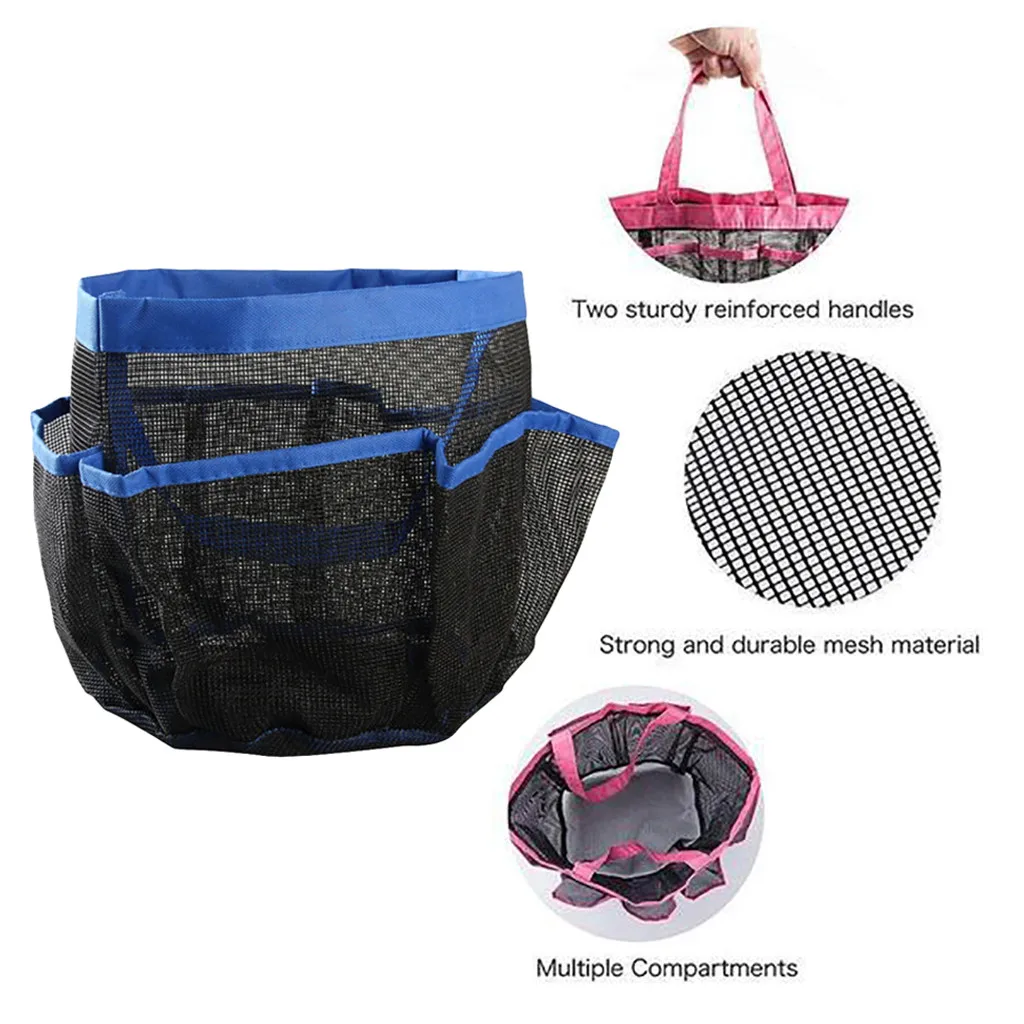 1PC Creative Foldable 8 Grid Oxford Fine Mesh Storage Bag for Bathroom PortableThermal Bags Animal Printed Kitchen Accessories