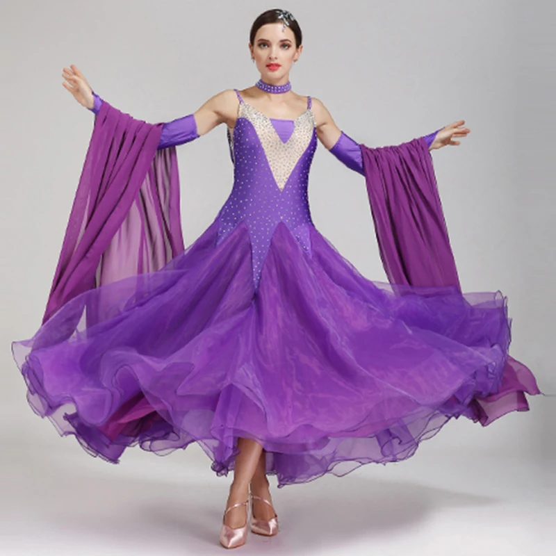 Ballroom Dance Competition Dresses Standard Dance Dresses Ballroom Waltz Dress