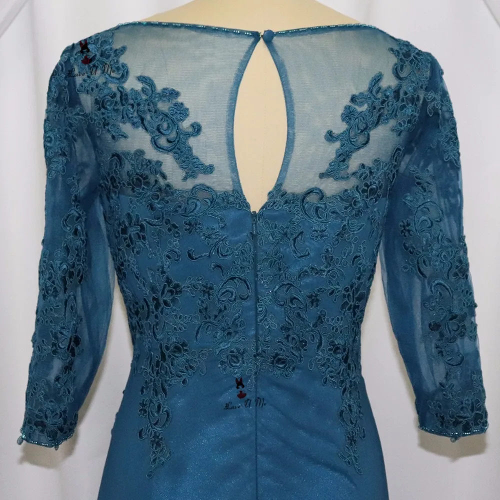 Vestido de Madrinha платья для матери невесты Плюс Размер кружевные шифоновые брючные костюмы 3/4 рукав летние вечерние платья