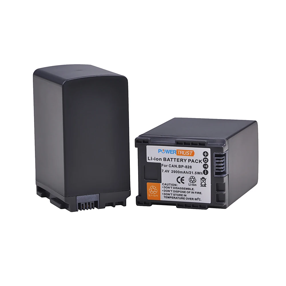 Bateria e Carregador para Canon bp 828 Vixia hf G20 G21 Hfg30 Hfg40 Hfm30 Hfm31 Hfm32 Hfm300 Pcs 2900mah Bp-828 2 Gx10 - Image 5