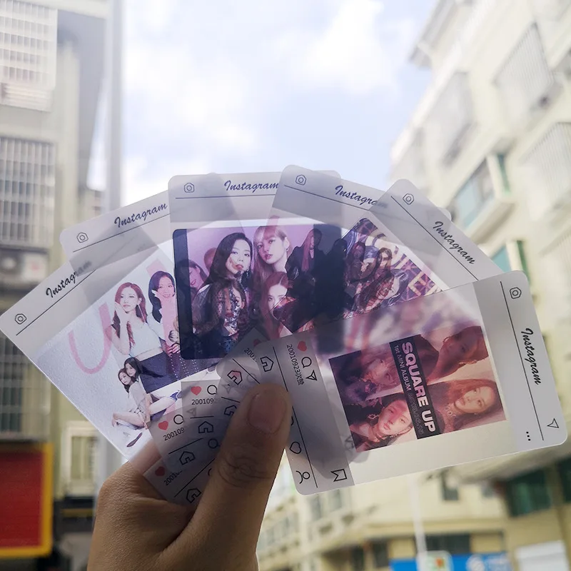 

SGDOLL 2018 Korea KPOP Blackpink INS Lomo Photo Cards 6Pcs a Set New Fashion Card Books Stickers