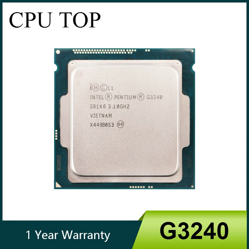 Intel Pentium G3240 LGA1150 Processor 3.1GHz L3 3MB Dual-Core SR1K6 SR1RL Cache Desktop CPU cpu processor